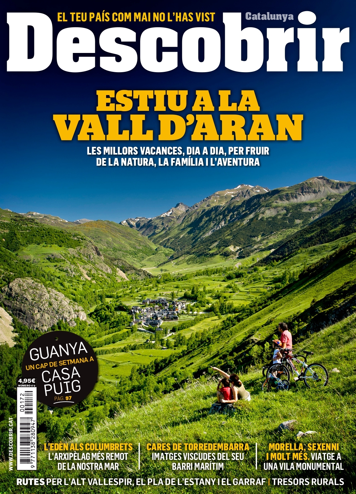 Portada Estiu a la Vall d'Aran - Descobrir 172 Portada Estiu a la Vall d'Aran - Descobrir 172