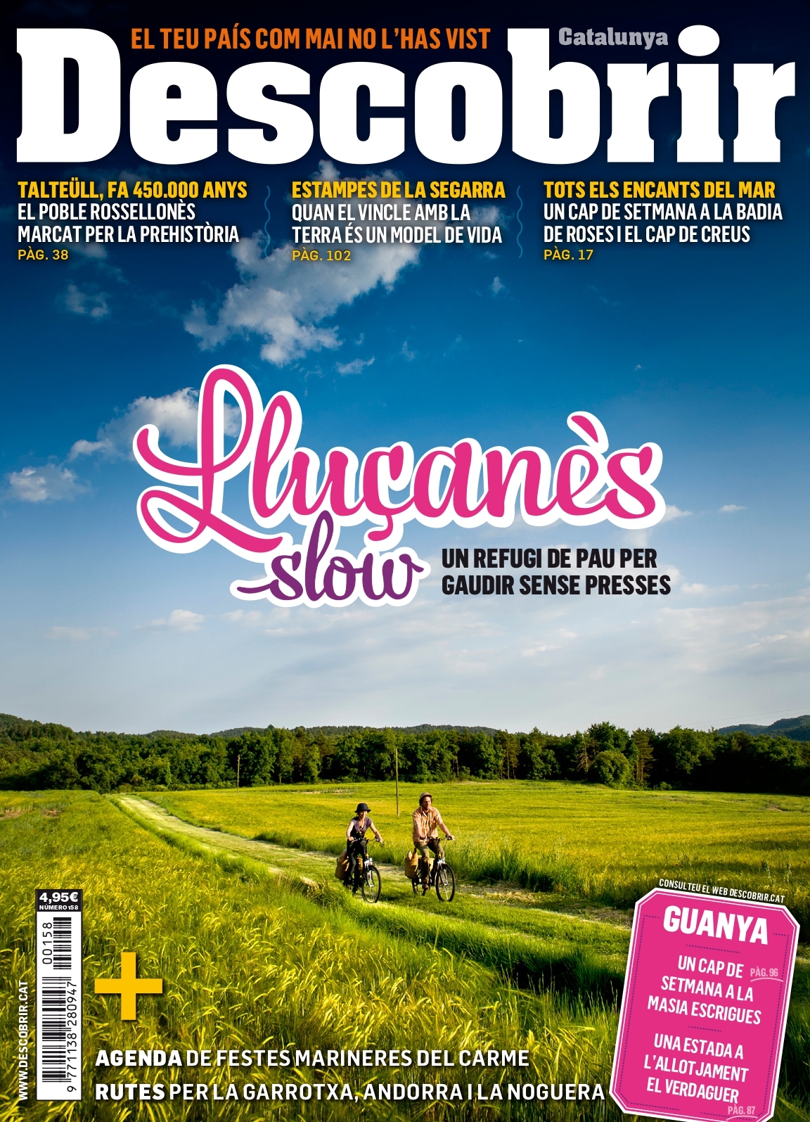 Portada Lluçanès slow - Descobrir 158 Portada Lluçanès slow - Descobrir 158