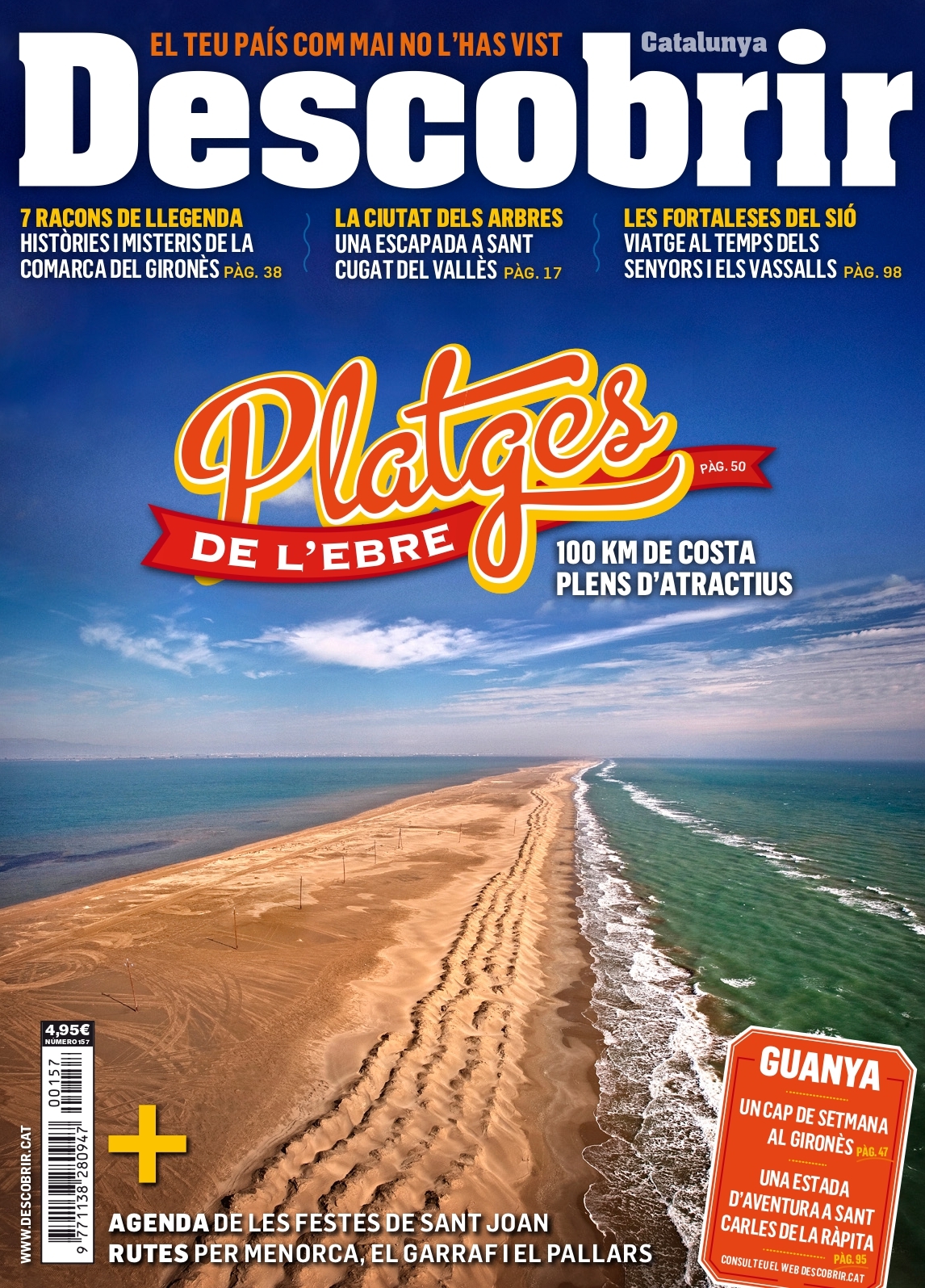 Portada Platges de l'Ebre - Descobrir 157 Portada Platges de l'Ebre - Descobrir 157
