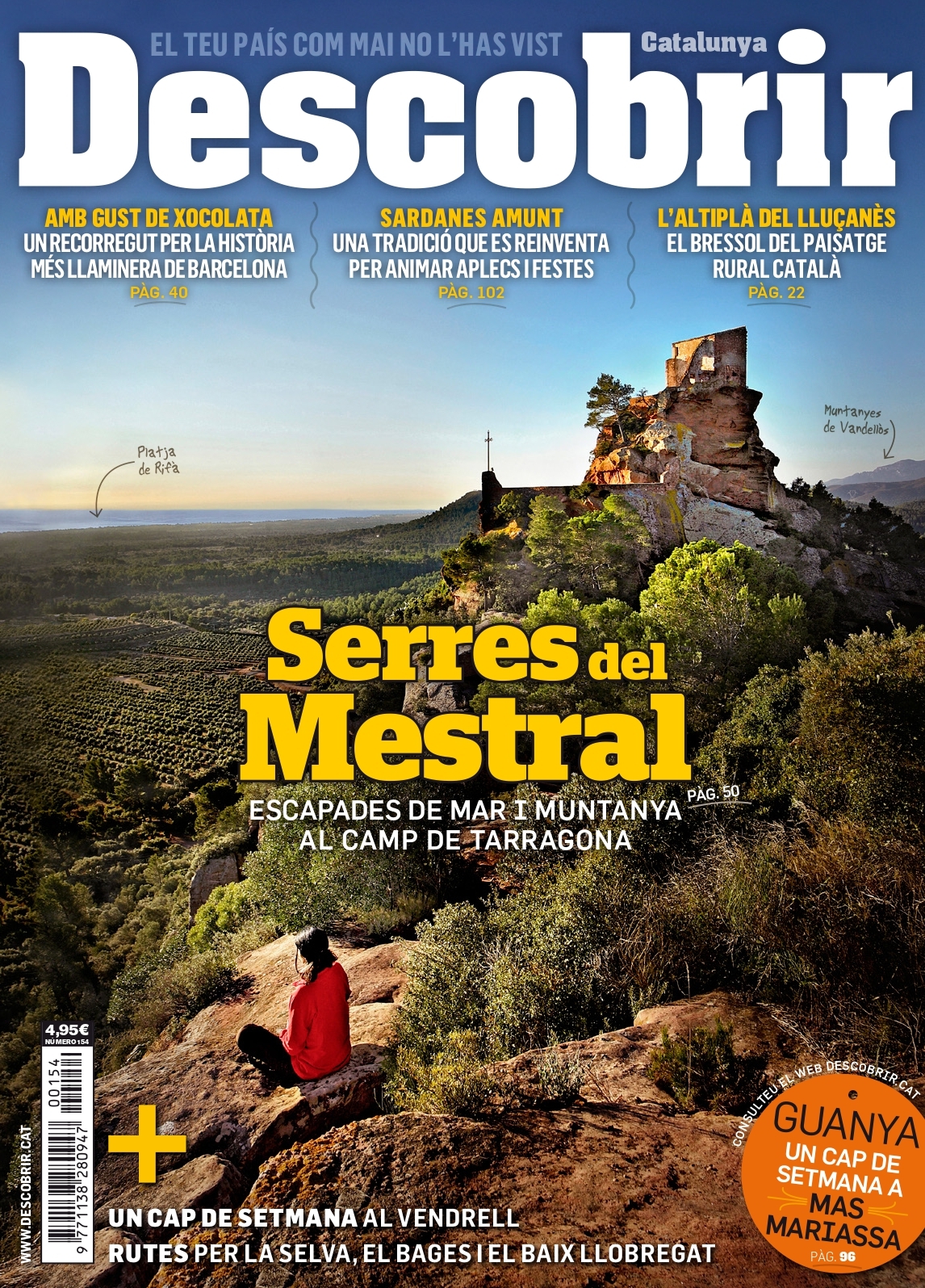 Portada Serres del Mestral - DESCOBRIR 154 Portada Serres del Mestral - DESCOBRIR 154
