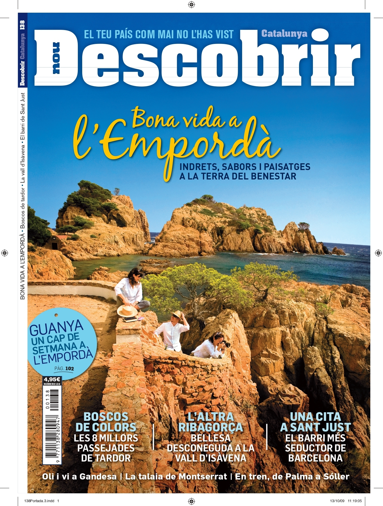 Portada Bona vida a l'Empordà - Descobrir 138 Portada Bona vida a l'Empordà - Descobrir 138