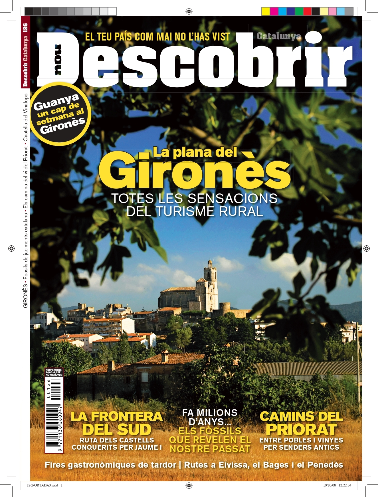 Portada La plana del Gironès - Descobrir 126 Portada La plana del Gironès - Descobrir 126
