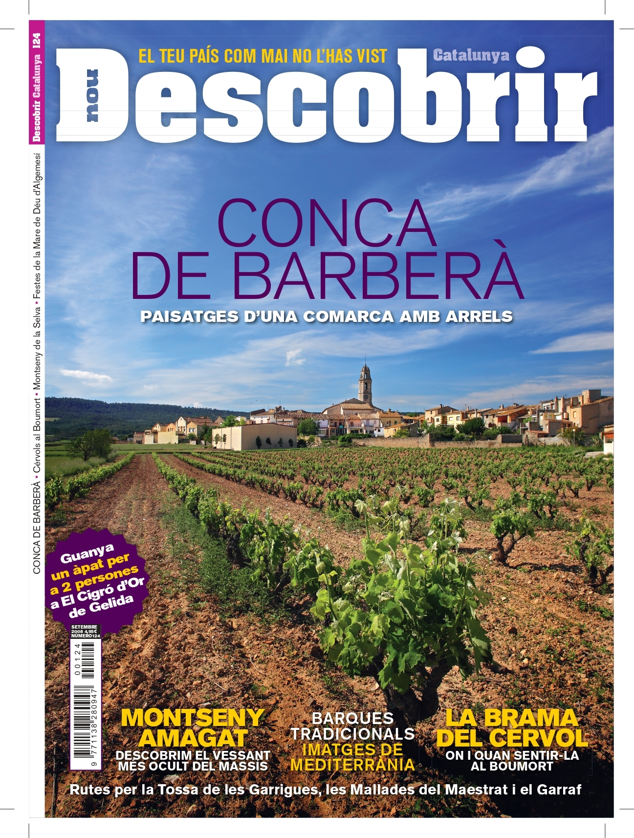 Portada Conca de Barberà - Descobrir 124 Portada Conca de Barberà - Descobrir 124