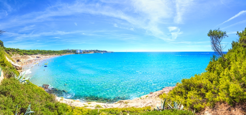 Espectacular cala de Miami Platja Espectacular cala de Miami Platja
