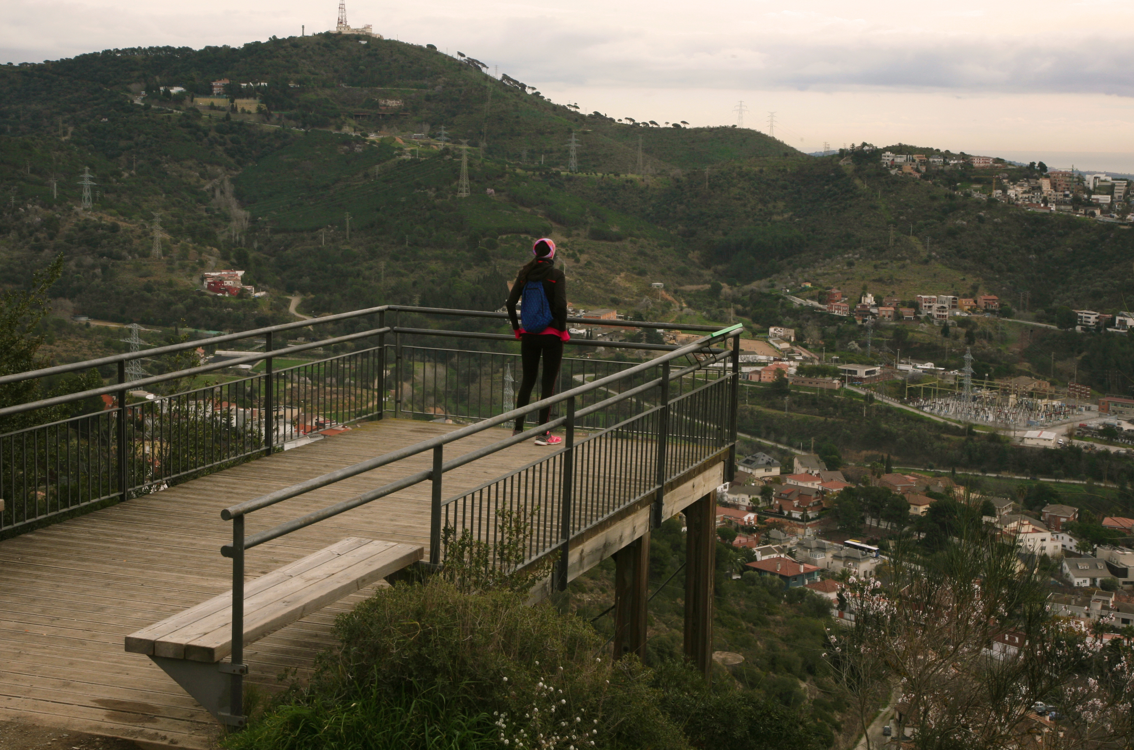 La penya del Moro, una talaia sobre el Llobregat La penya del Moro, una talaia sobre el Llobregat