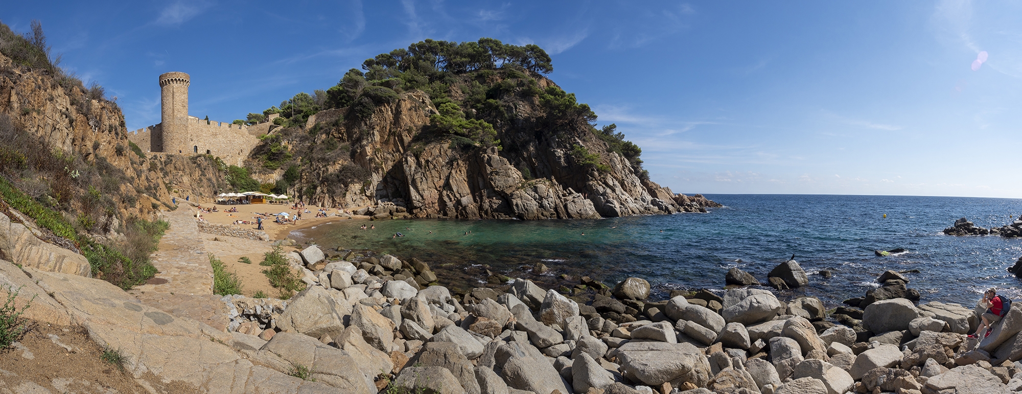 La cala d'Es Codolar, a Tossa de Mar