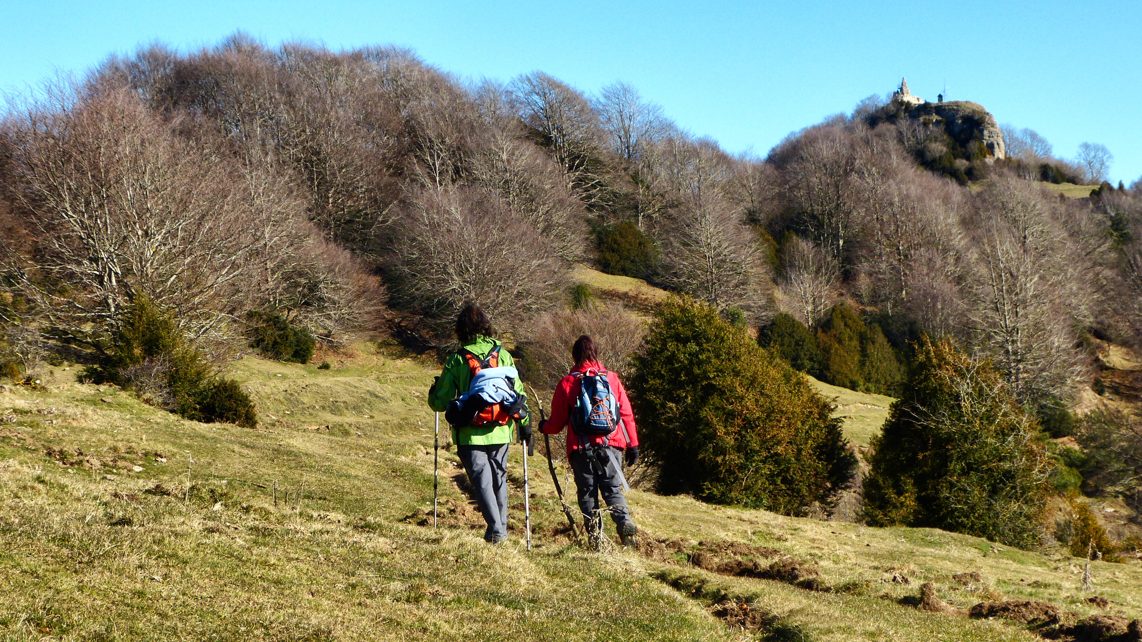 En aquest punt  de la ruta ja queda poc per arribar  al castell de Milany