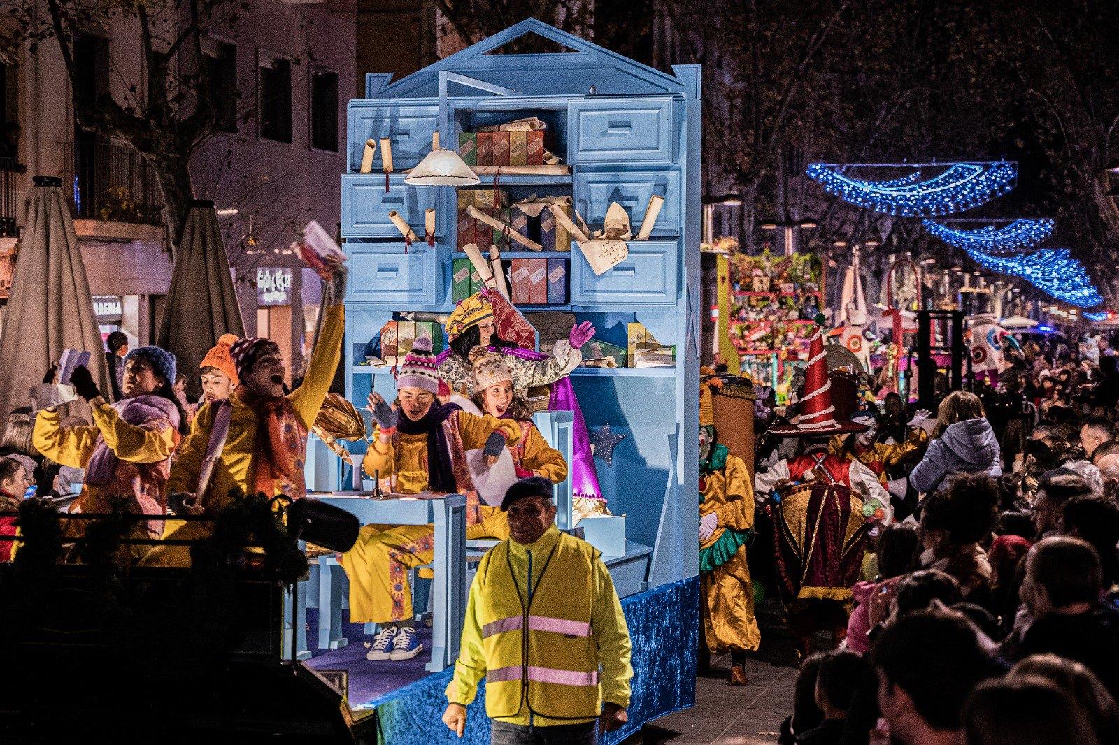 La cavalcada de Ses Majestats els Reis d'Orient és una de les activitats estrella del Nadal
