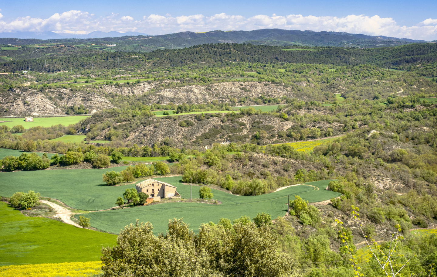 Mas a Calonge de Segarra, a l’Anoia, una de les comarques que, a parer de la directora general de Turisme, necessiten incrementar el nombre de visitants