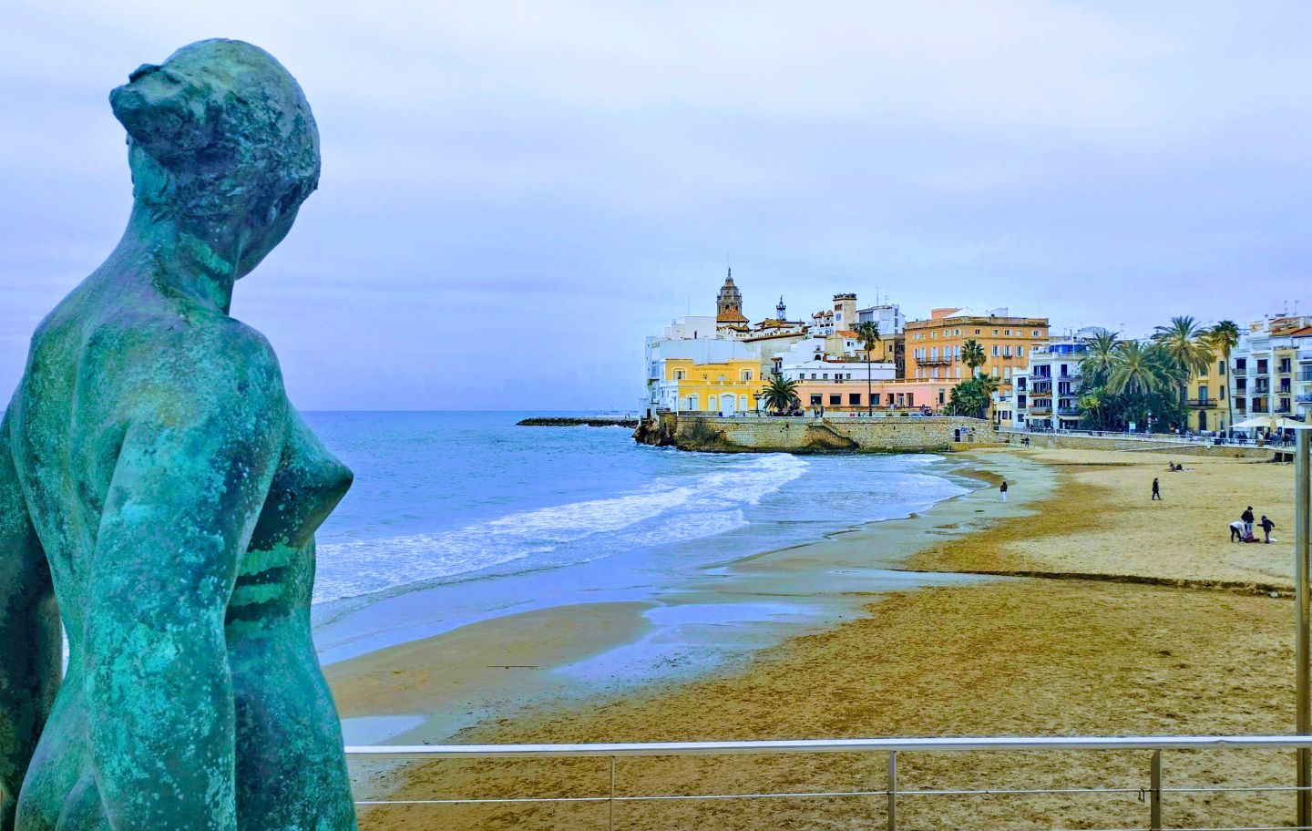 La platja de Sant Sebastià és el final de la caminada