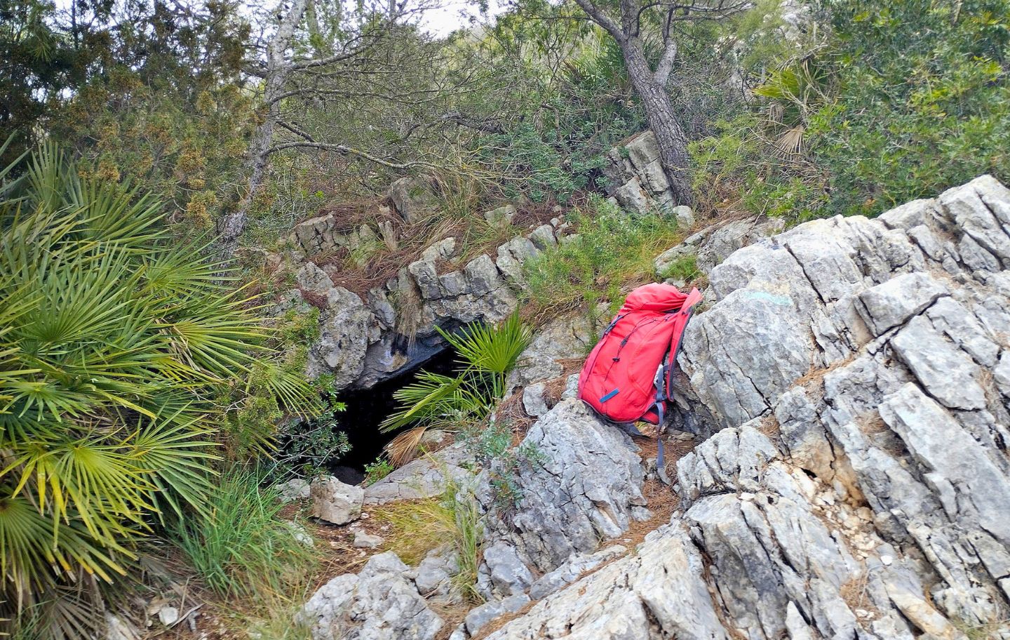 La cova de Sant Llorenç és un espai que val la pena visitar durant la caminada.