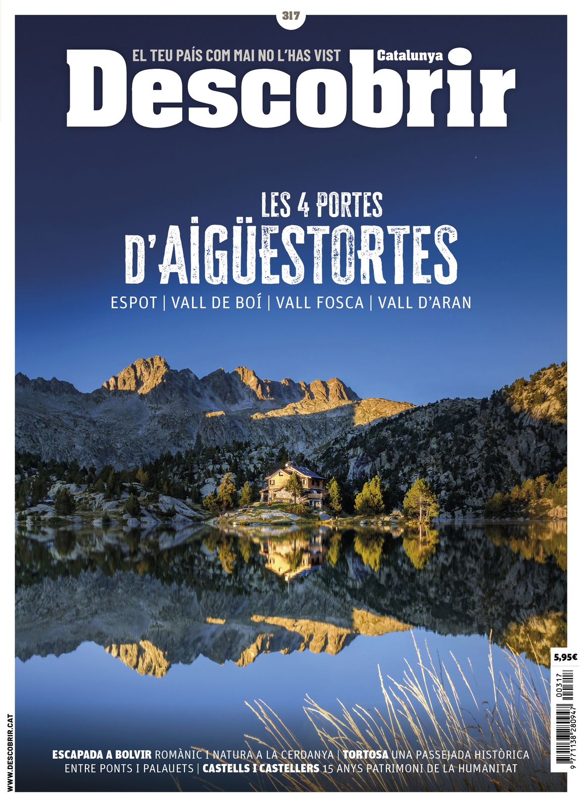 Portada Les 4 portes d'Aigüestortes - Descobrir 317 Portada Les 4 portes d'Aigüestortes - Descobrir 317