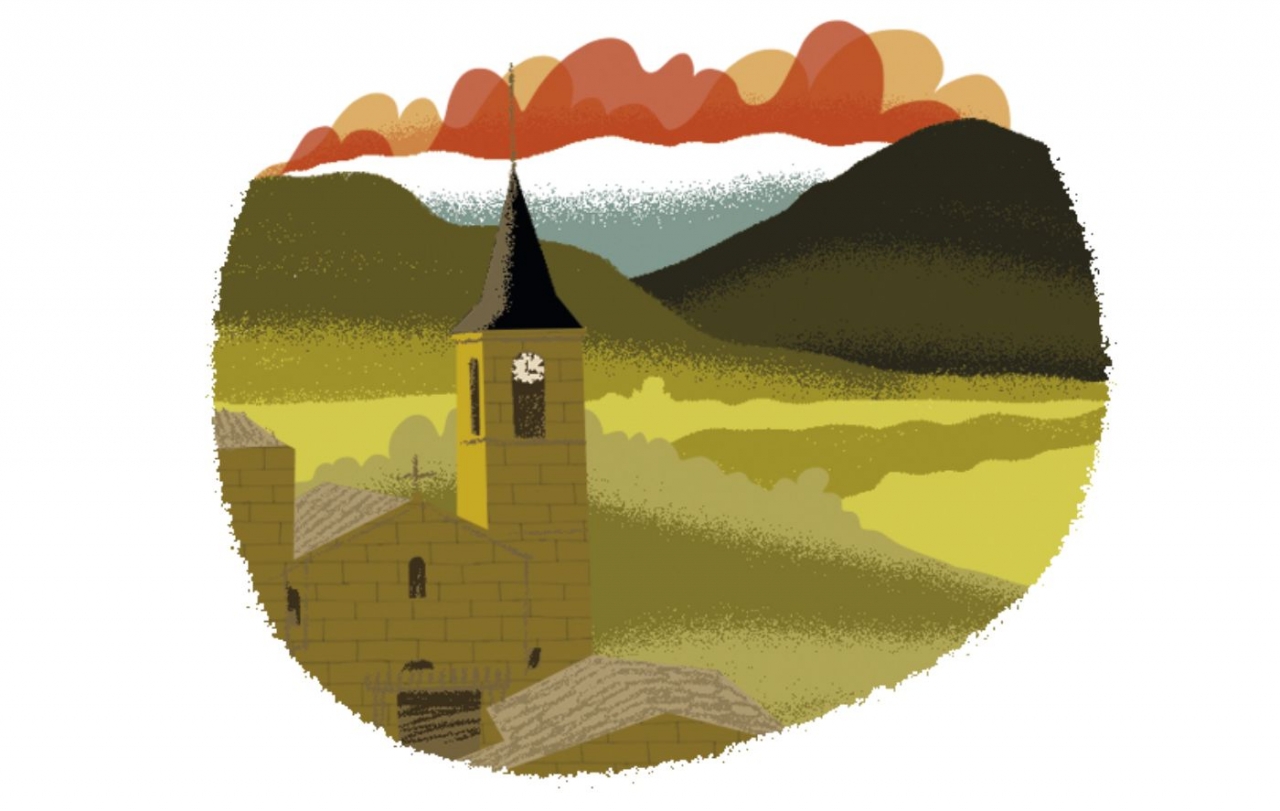 Prullans amb el cadí de fons.