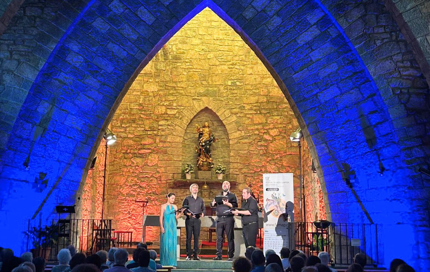 Els concerts del FeMAP se celebren en espais destacats dels municipis que els acullen, com ara esglésies i altres edificis que subratllen el valuós patrimoni que guarden els Pirineus.