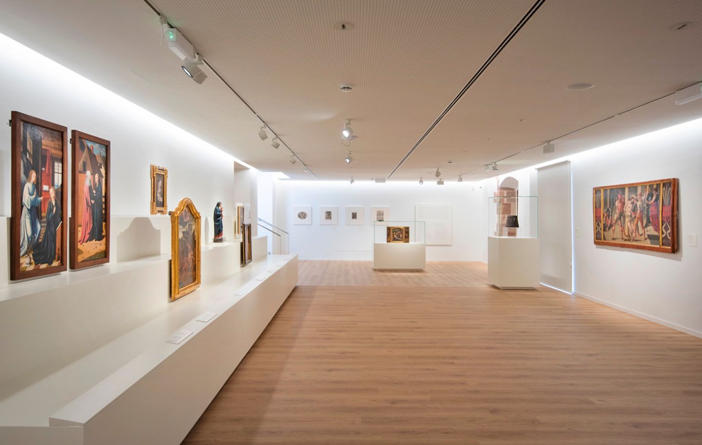 Una de les sales del Museu del Renaixement de Molins de Rei
