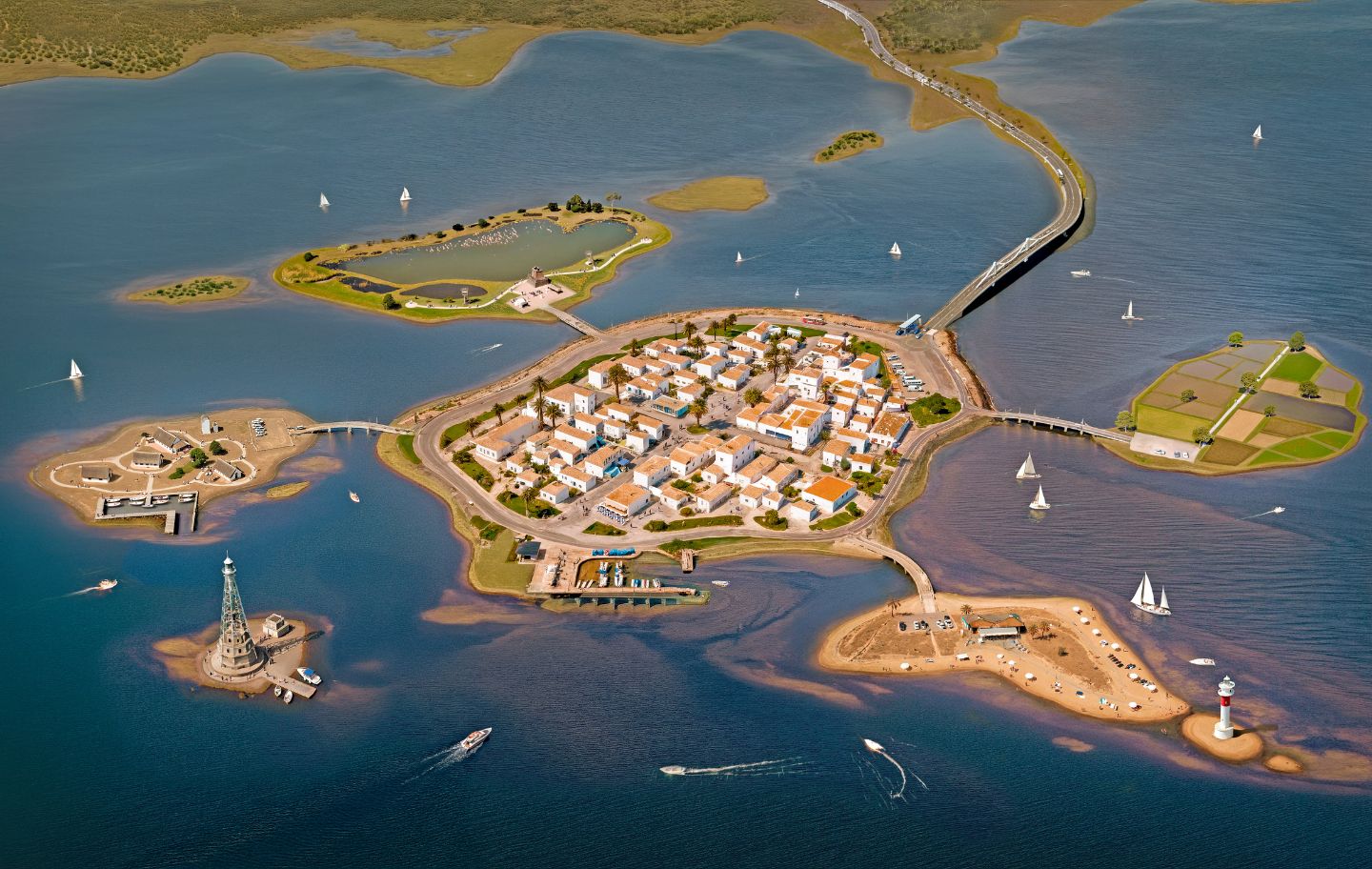 El delta de l’Ebre s’ha convertit en un petit arxipèlag format per les illes de Jesús i Maria, la de la Cava i la de Sant Jaume d’Enveja, al costat de la dels Cavalls i la de la Sal.