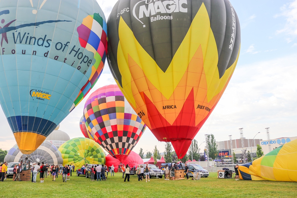 Vol en globus aerostàtic a l'European Balloon Festival d'Igualada
