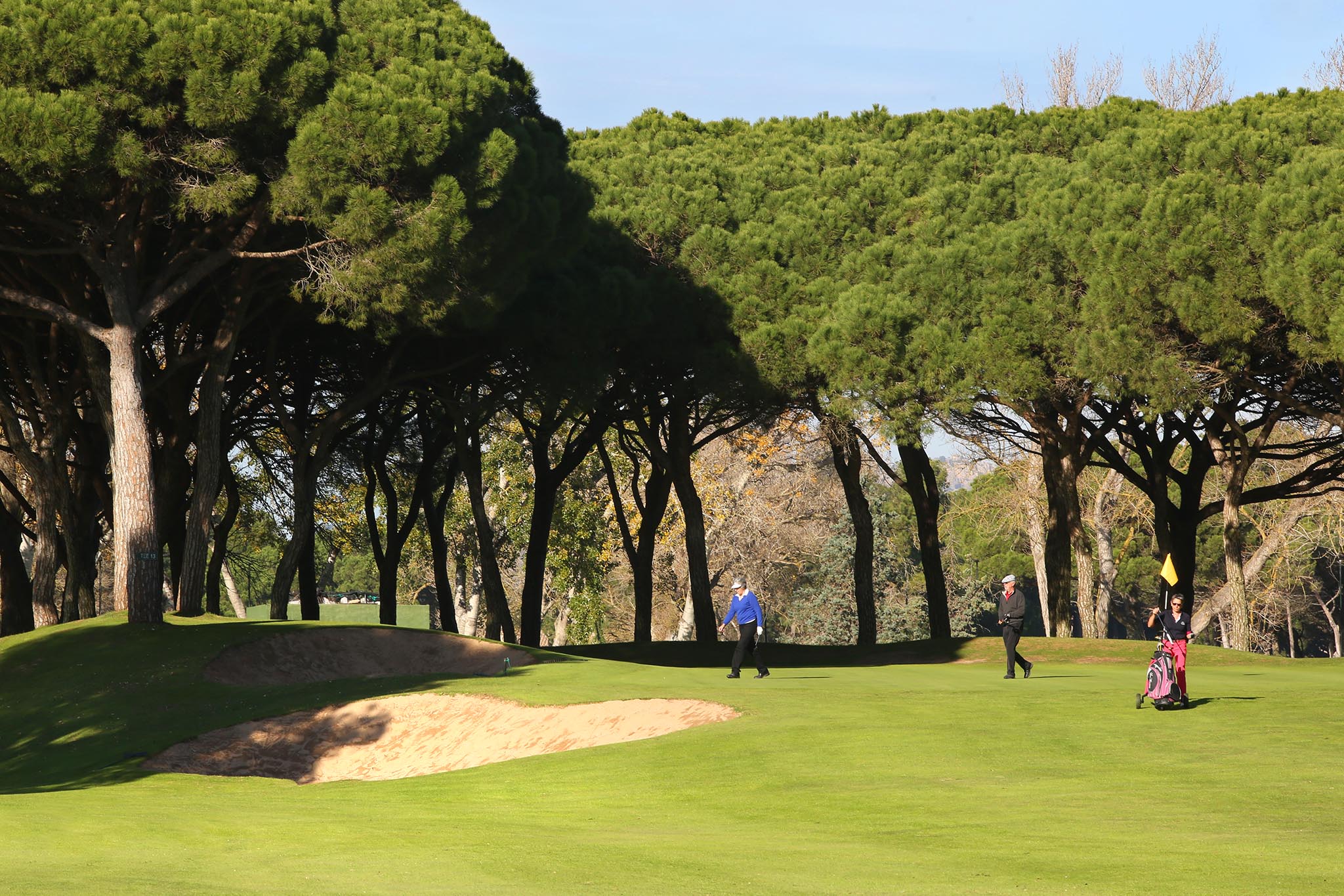 Golfistes al camp de Golf de Pals Golfistes al camp de Golf de Pals
