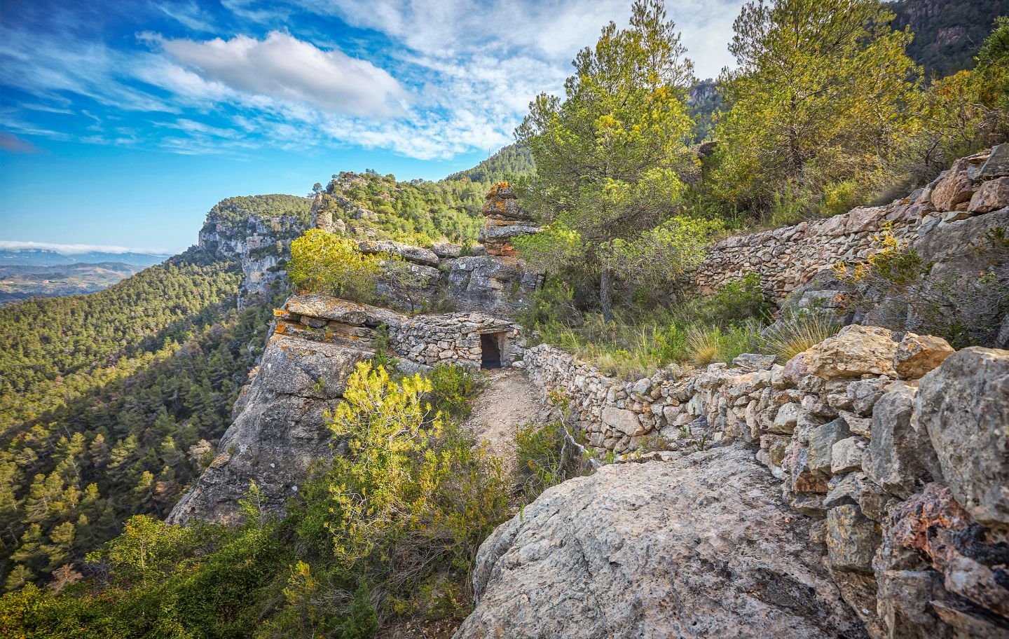 L’aljub del Joan de l’Antònia, en plena serra de Montsant.