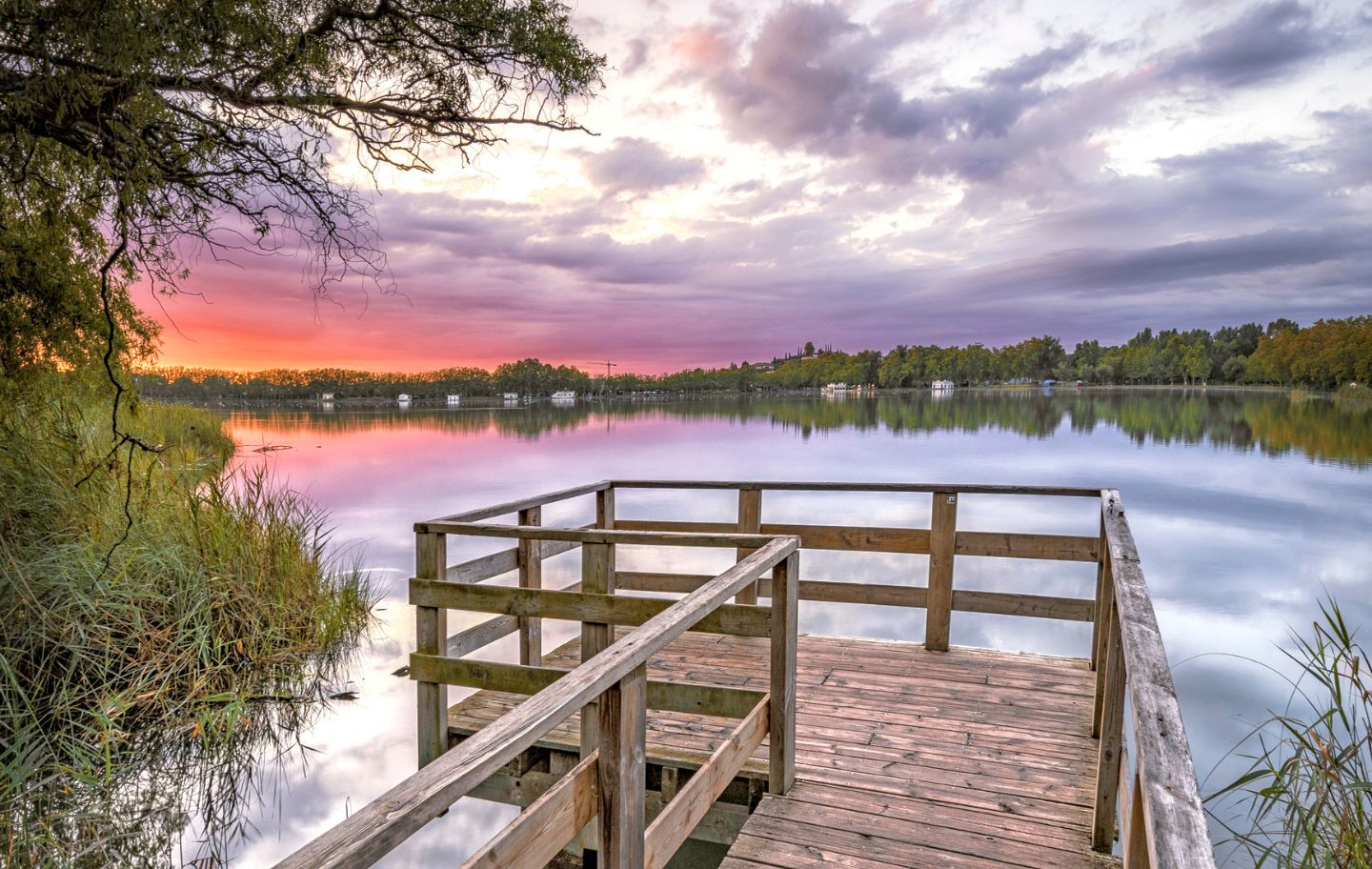Passarel·la sobre l'estany de Banyoles, sempre hipnòtic Passarel·la sobre l'estany de Banyoles, sempre hipnòtic