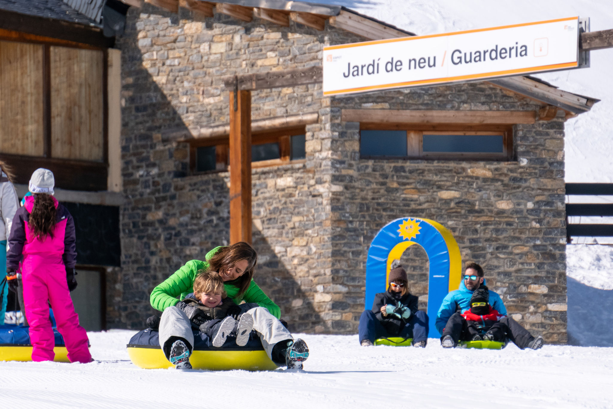 Pista de trineus del parc lúdic d'Espot Esquí