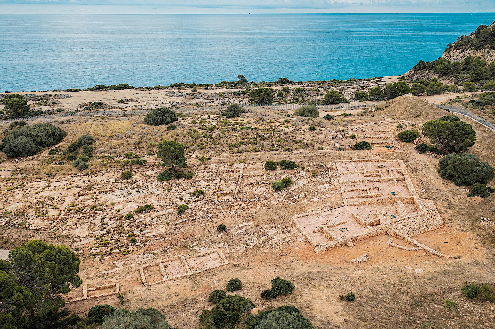 Imatge actual del jaciment de Kal·lipolis