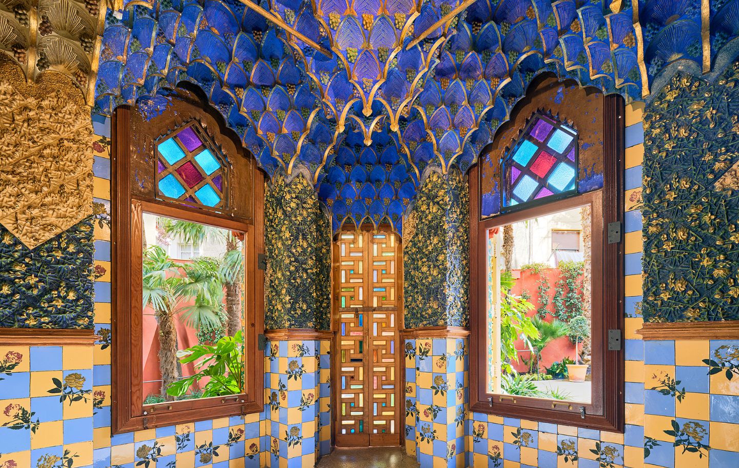 La sala fumador és una de les més icòniques de la Casa Vicens La sala fumador és una de les més icòniques de la Casa Vicens