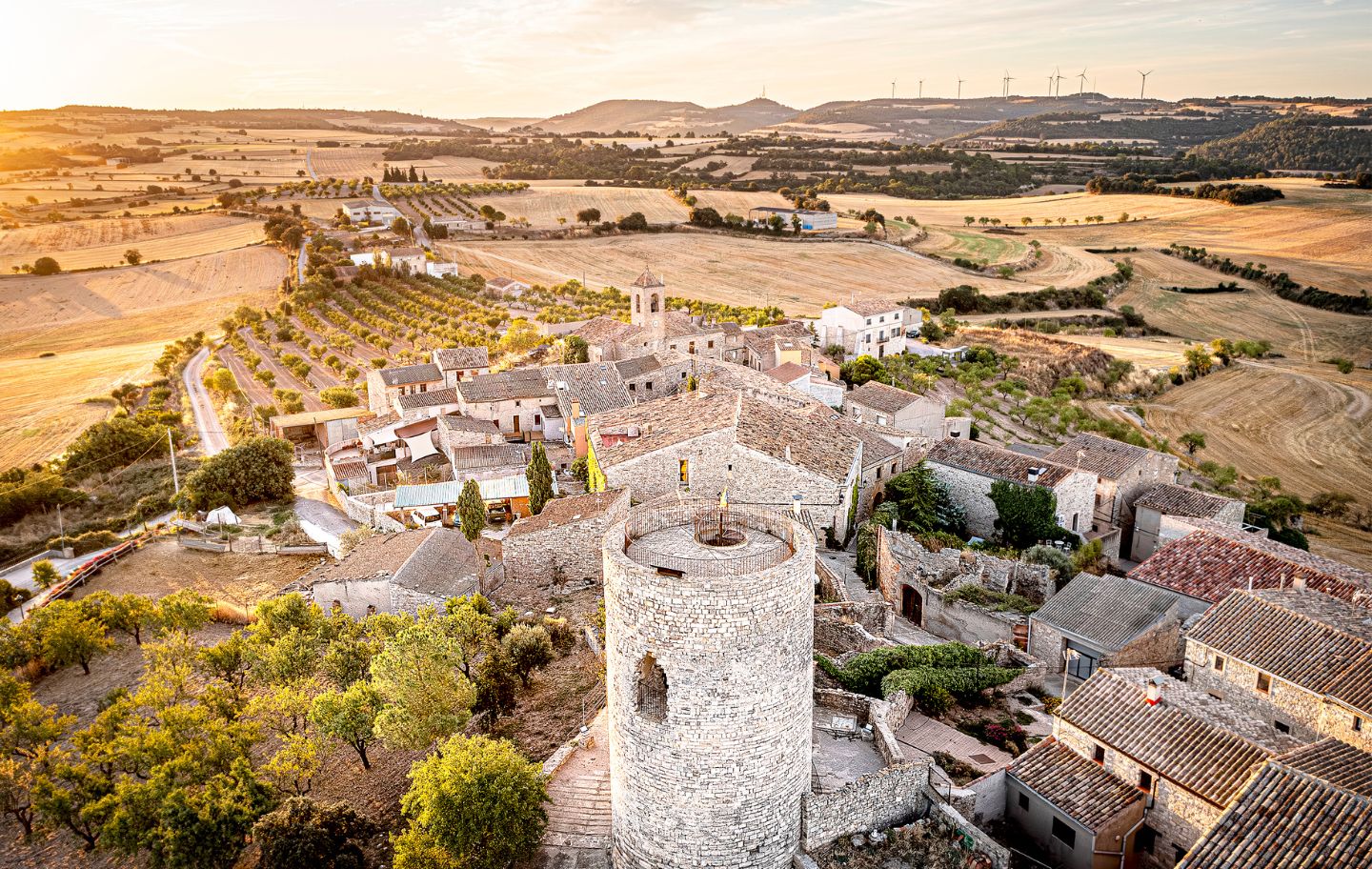 Vista aèria de l’Ametlla de Segarra