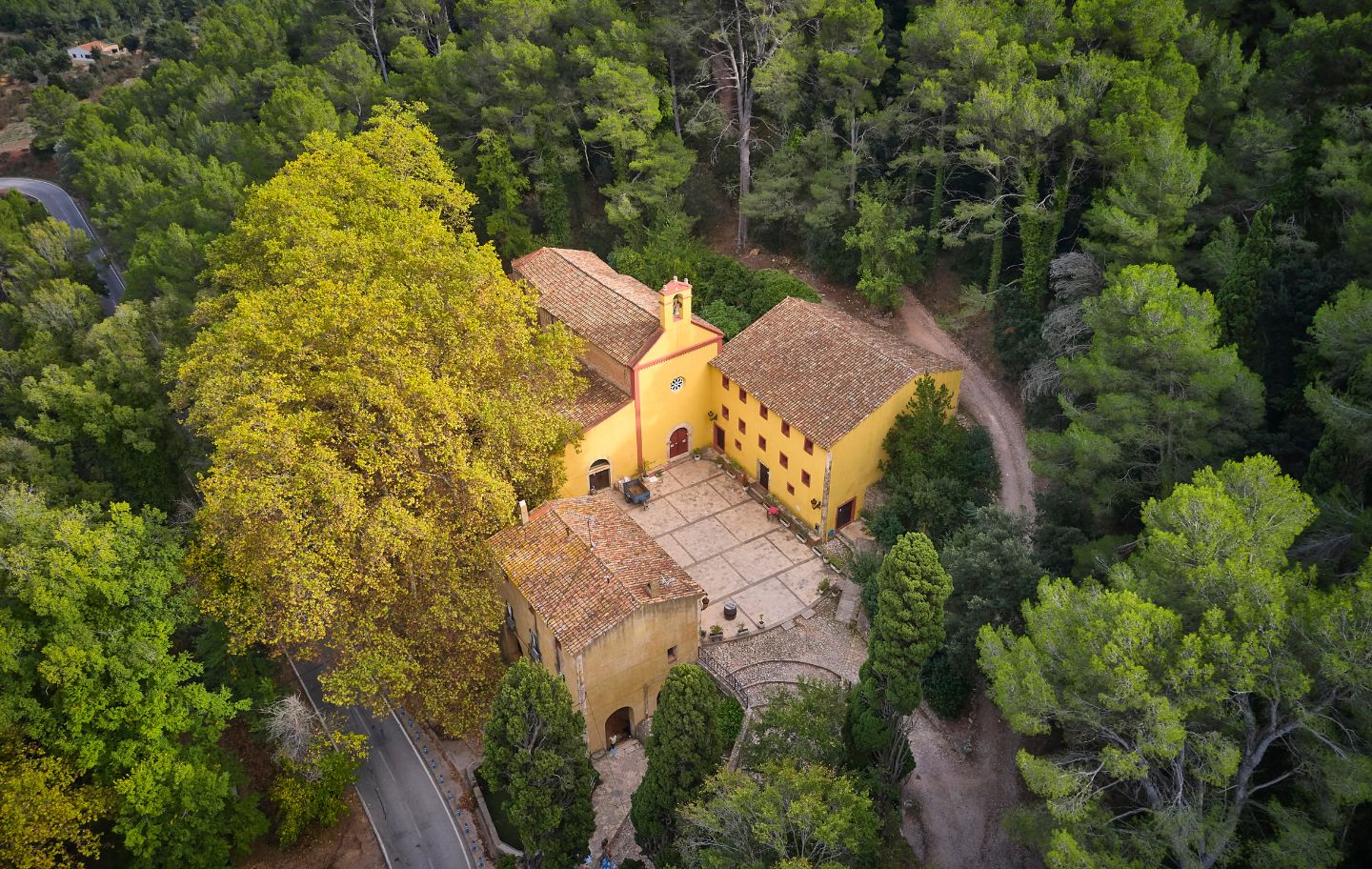 El santuari de Santa Marina és un dels punts més emblemàtics de la Serra de Llaberia