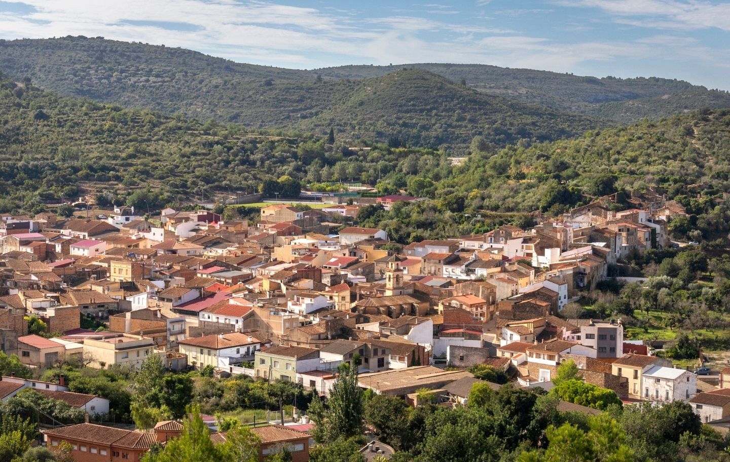 Vista aèria de Godall