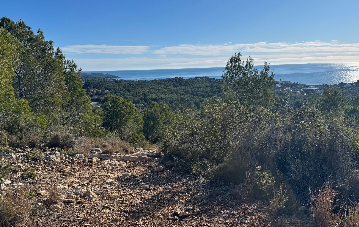 Aquesta és la vista del litoral de Tarragona que us ofereix aquesta ruta
