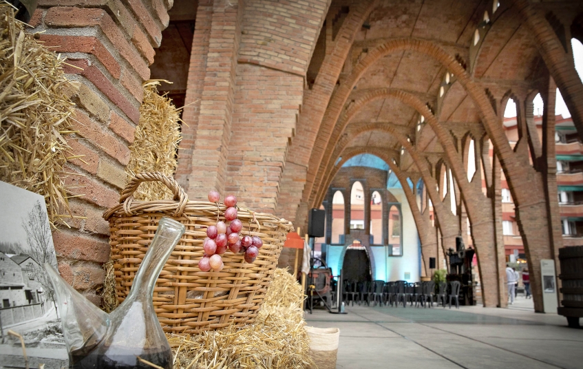 Els arcs centenaris que es troben al Celler Modernista reduïen les parets i aconseguien espais més diàfans Els arcs centenaris que es troben al Celler Modernista reduïen les parets i aconseguien espais més diàfans