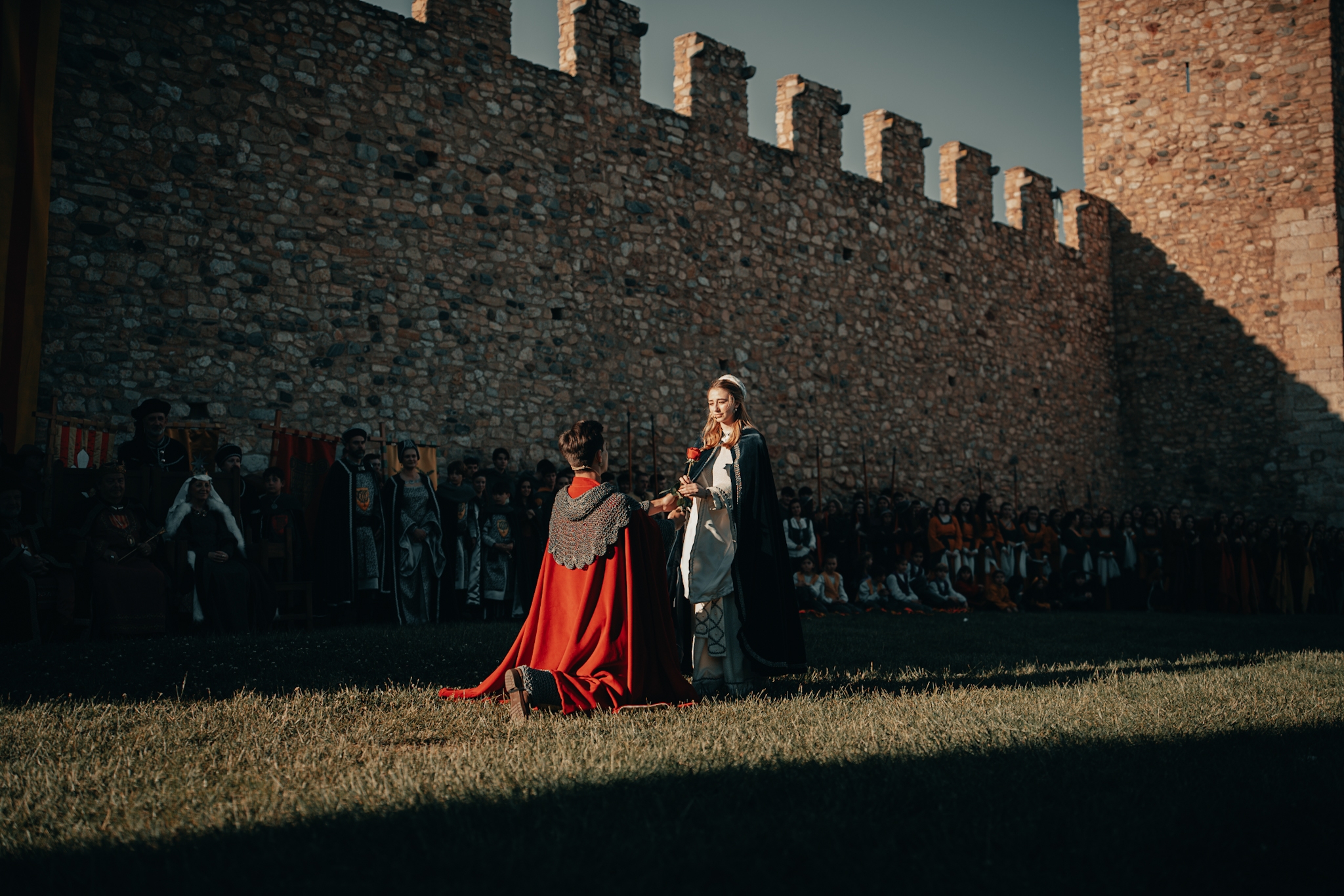 La representació de la llegenda de Sant Jordi és l'acte principal de la Setmana Medieval