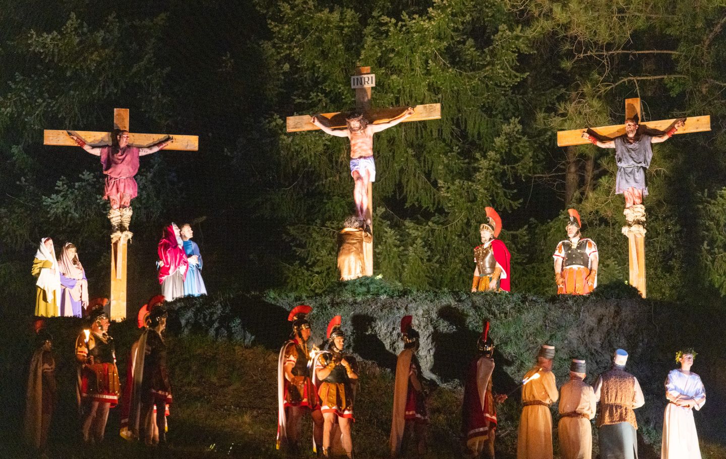 Els veïns de Sant Hilari Sacalm transformen els carrers en escenaris bíblics