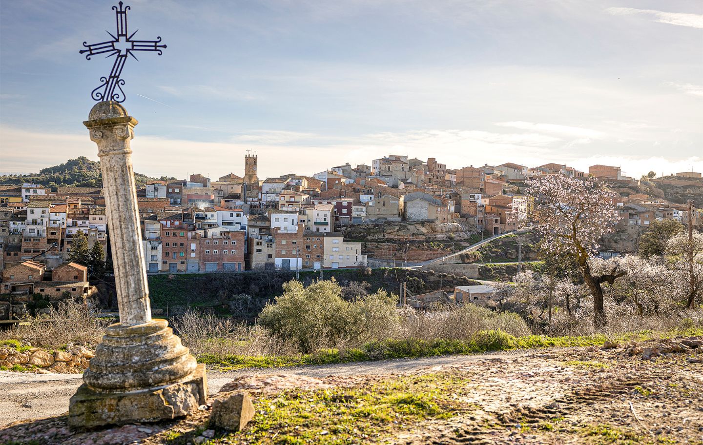 Panoràmica de Juncosa: de nit, un bon lloc per a l'observació d'estels