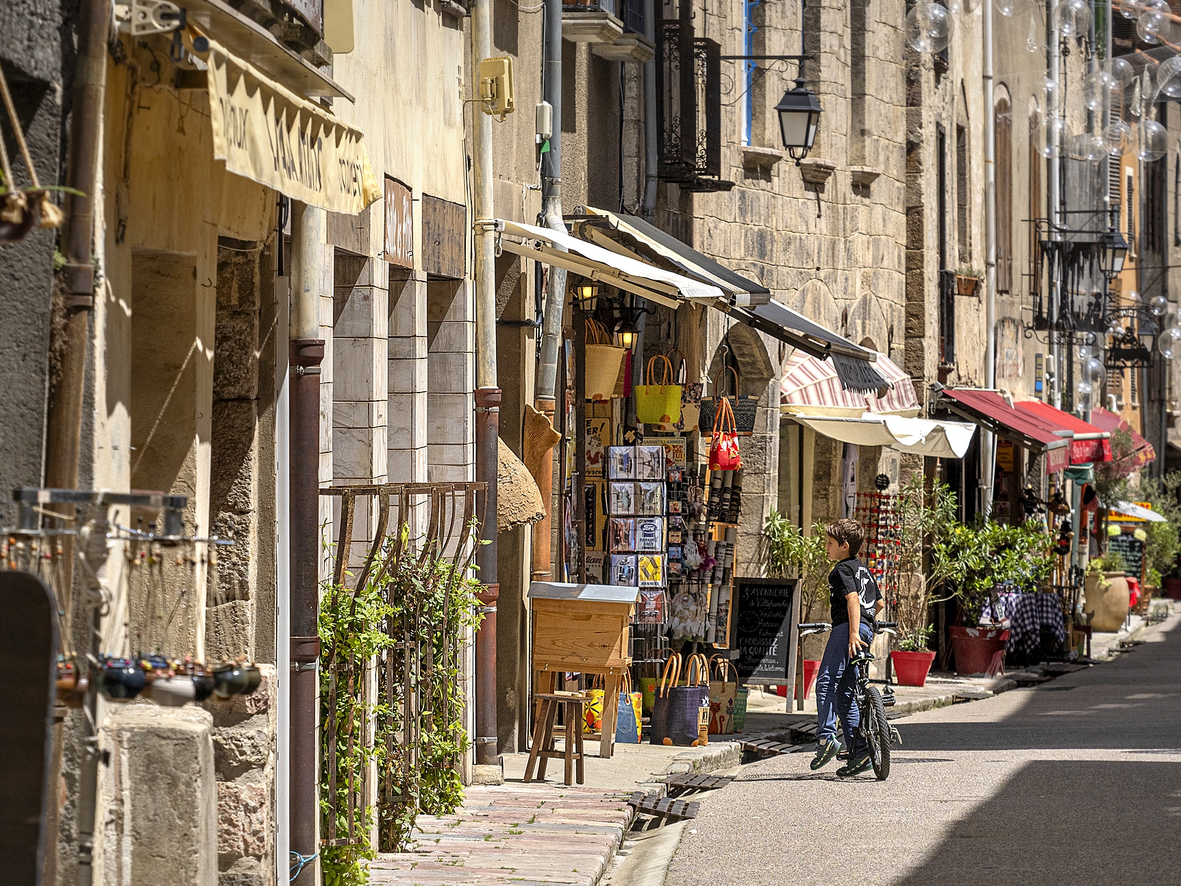 Un carrer de la vila fortificada de Vilafranca de Conflent
