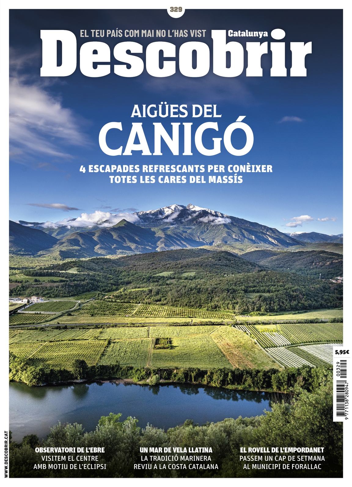 Portada Aigües del Canigó - Descobrir 329