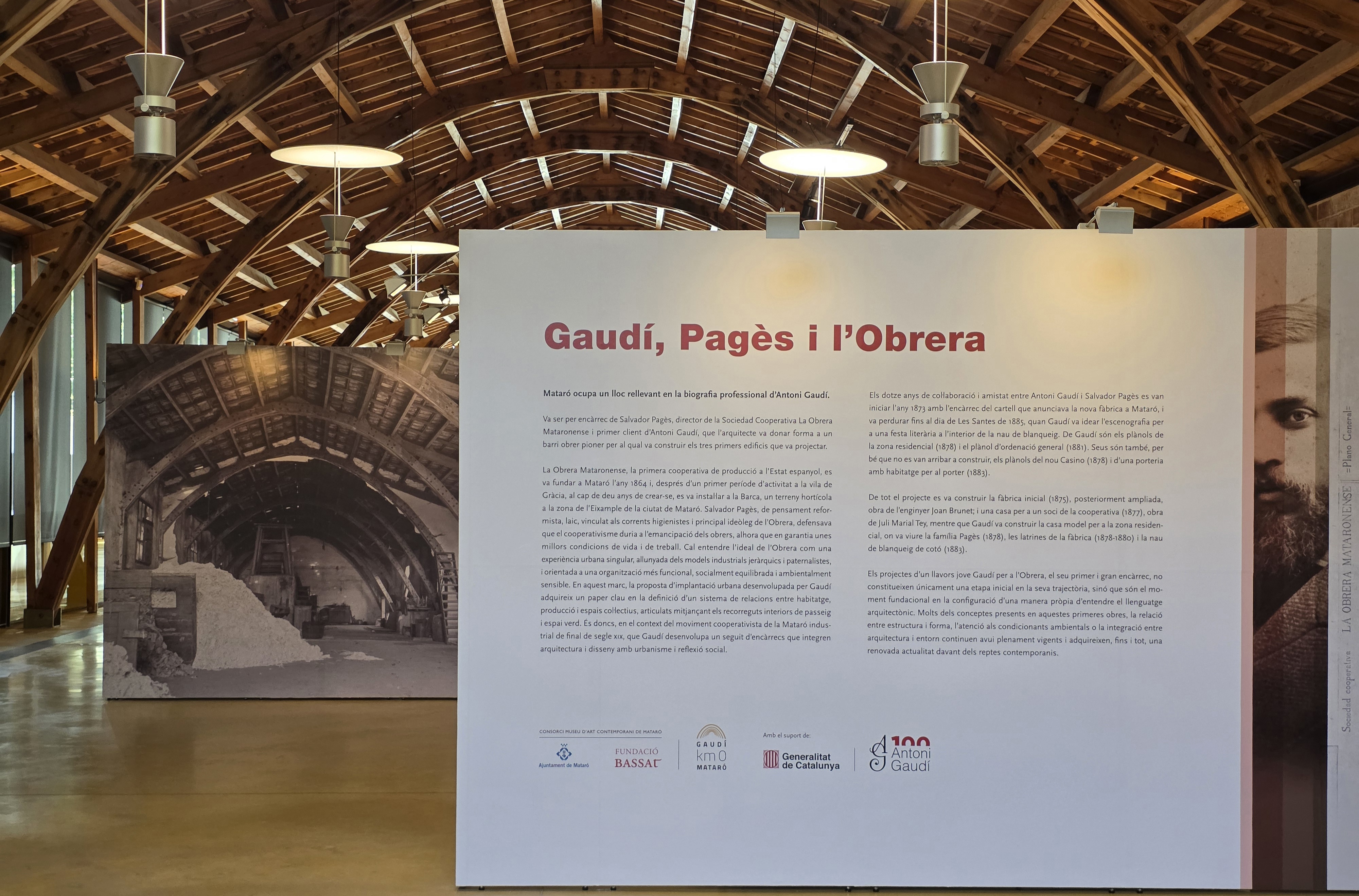 L'exposició a la Nau Gaudí mostra documents i materials inèdits