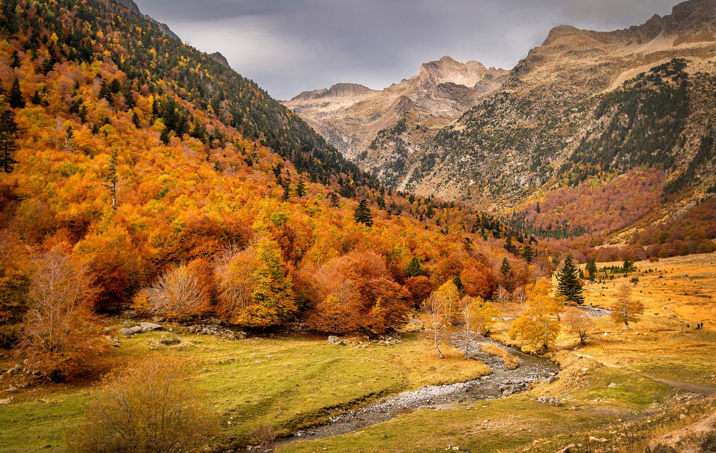 El barranc de Molières s’obre pas a la vall del mateix nom