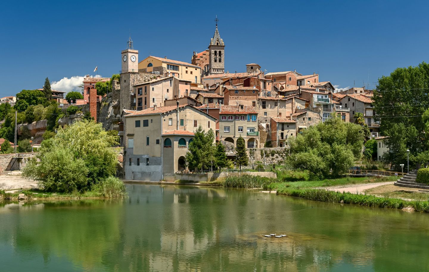 Gironella i el riu Llobregat