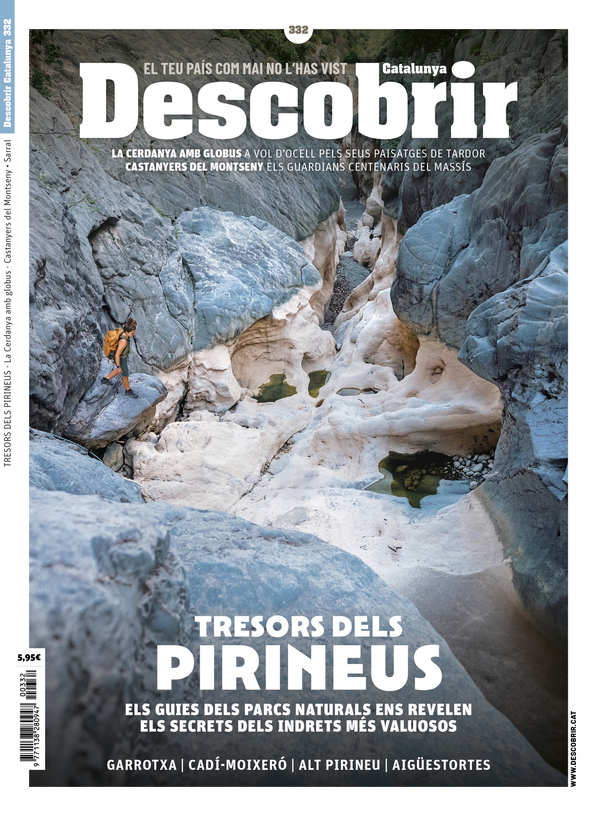 Portada Tresors dels Pirineus - Descobrir 332